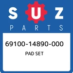 69100-14890-000 Suzuki Pad Set 6910014890000, New Genuine Oem Part. Fixed Price $134.08.