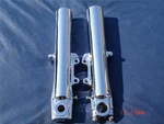 Harley Chrome Lower Fork Sliders Legs Street Glide Exchange Progr 00-13 Touring. Fixed Price $359.00.