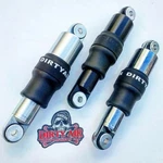 Dirty Polished Aluminum Shocks Pair Oe Adjustable Rear Harley Dyna 2017-DOWN. Fixed Price $799.99.