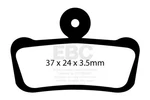 CFA633R - Ebc Brakes Organic Performance Bicycle Pads. Fixed Price $10.99.