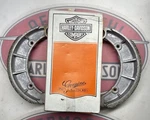 Harley Aermacchi Amf Cagiva 74-78 SX250 SX175 Nos Front Brake Shoe Set 43056-74. Fixed Price $74.99.