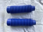 New High Quality Dark Blue Front Fork Boots Rubbers Honda 1991-96. Fixed Price $46.05.