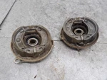1991 Yamaha Champ 100 Front Left Brake Shoe Backing Plate Assembly 2FJ-25121-00-. Fixed Price $34.81.