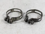 1988 Honda XR250R Rear Shock Reservoir Mount Clamps. Fixed Price $19.99.