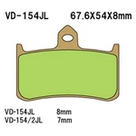 Vesrah Sintered Metallic Brake Pads Front #VD-154RJL For Honda. Fixed Price $88.30.