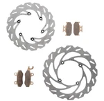 1994 Kawasaki KDX200 Front & Rear Riptide Brake Rotors Severe Duty Pads. Fixed Price $123.15.