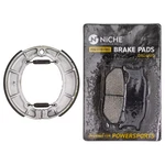 Niche Brake Pad With Shoe Set For Yamaha Star 650 Virago 535 Complete Organic. Fixed Price $32.95.