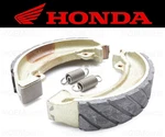 Set Of (2) Honda Water Grooved Front Brake Shoes And Springs #45120-MC4-005. Fixed Price $32.99.