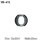 Vesrah Brake Shoes Front Kawasaki KX80 (1983). Fixed Price $14.00.